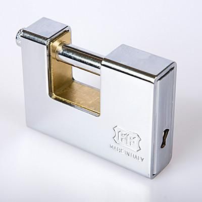 75mm Facchinetti Armoured Steel Padlock