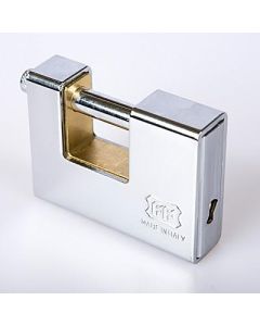 75mm Facchinetti Armoured Steel Padlock