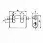 Panzer 86mm Double Lockbolt Fully Armoured Padlock with 3 keys