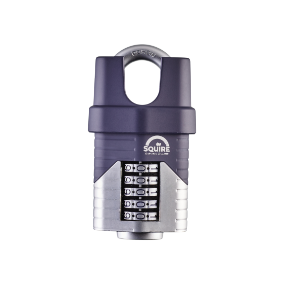 SQUIRE VULCAN 60MM RECODABLE COMBINATION CLOSED BORON SHACKLE