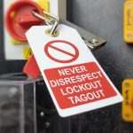 Lockout tagout - simple activity to prevent serious injuries.